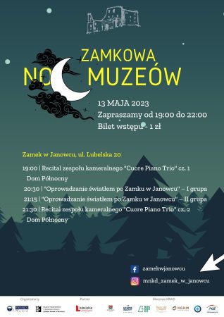 Zamkowa Noc Muzeów-plakat